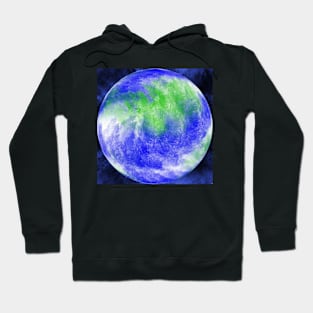 A beautiful blue and green planet Hoodie